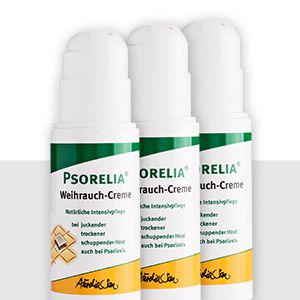 Psorelia-Intensivpflegeset-Angebot:3x50ml Weihrauch-Creme Psorelia